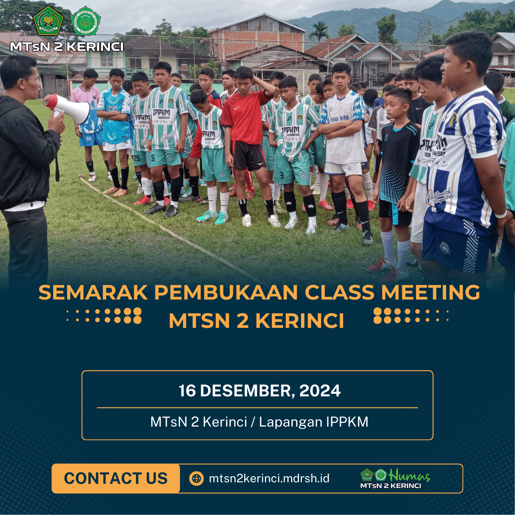 Semarak Pembukaan Class Meeting MTsN 2 Kerinci