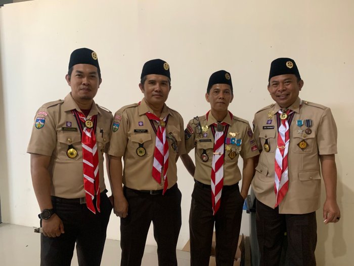 Tiga Guru MTsN 2 Kerinci Dilantik Pengurus Pramuka Kerinci