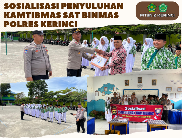 Sosialisasi penyuluhan kamtibmas sat binmas polres kerinci