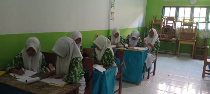 Asah Kemampuan dan Kedisiplinan, Siswa MTsN 2 Kerinci Antusias Ikuti Kegiatan Pembelajaran Terpadu