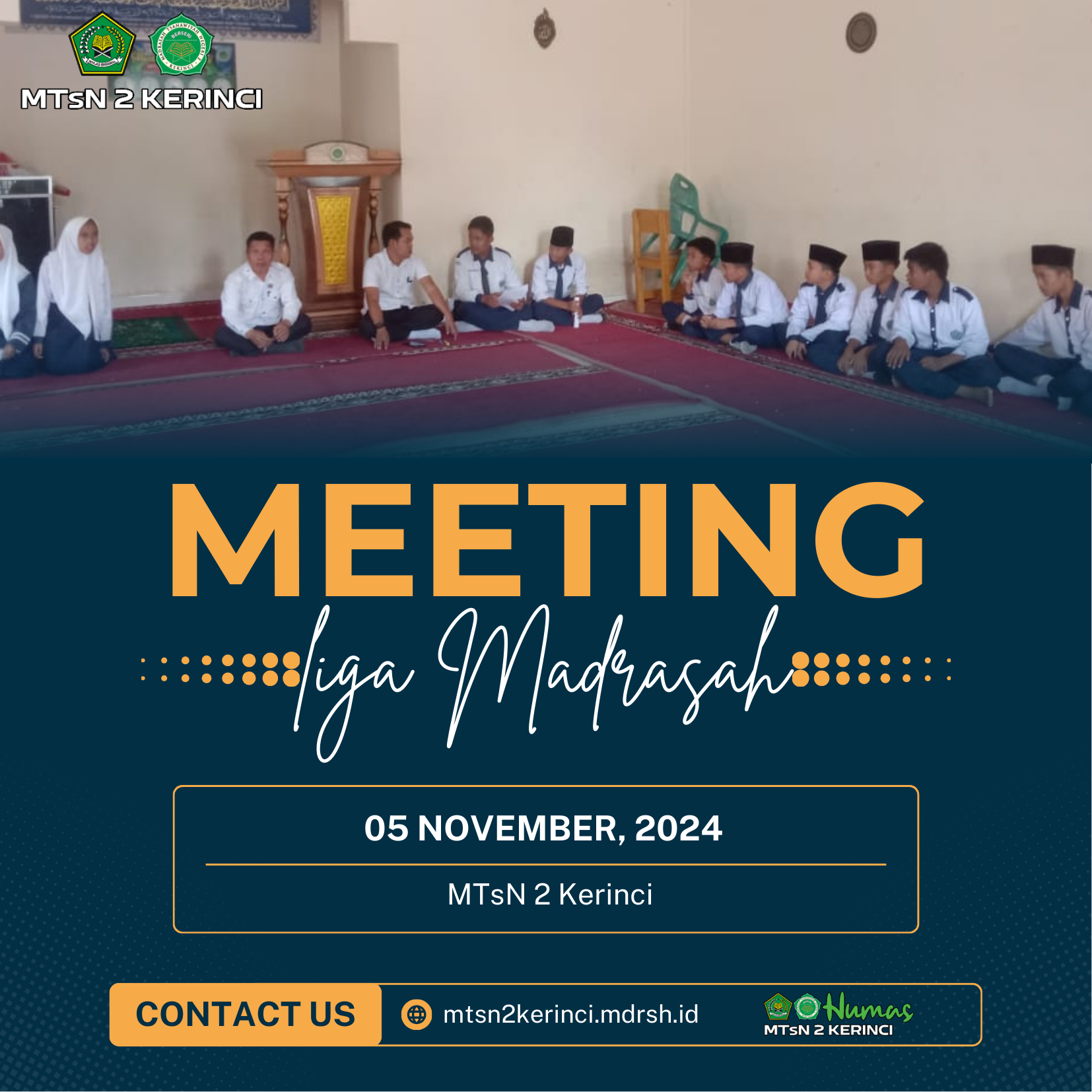 Rapat OSIM MTsN 2 Kerinci Bahas Persiapan Liga Madrasah